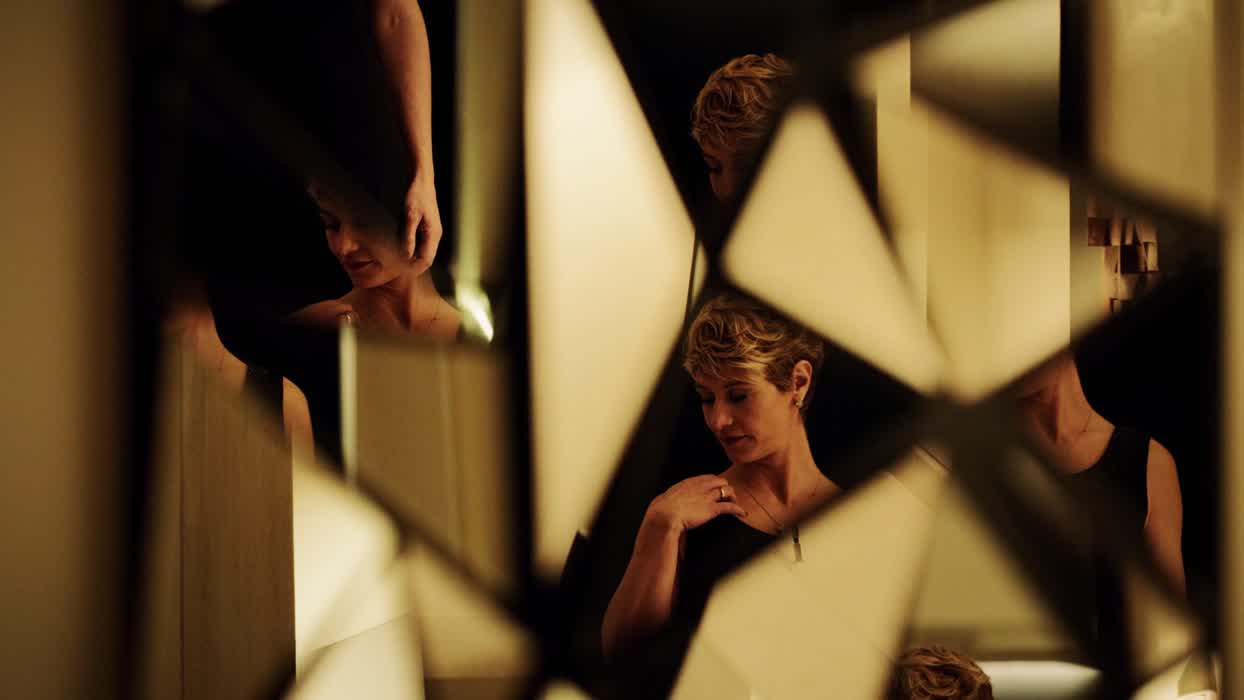 Cecile De France (44) great nude body in The New Pope (2020) - from 4K release