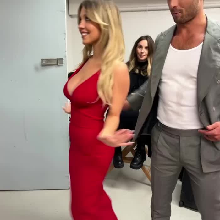 Red dress from Billies IG February 2024