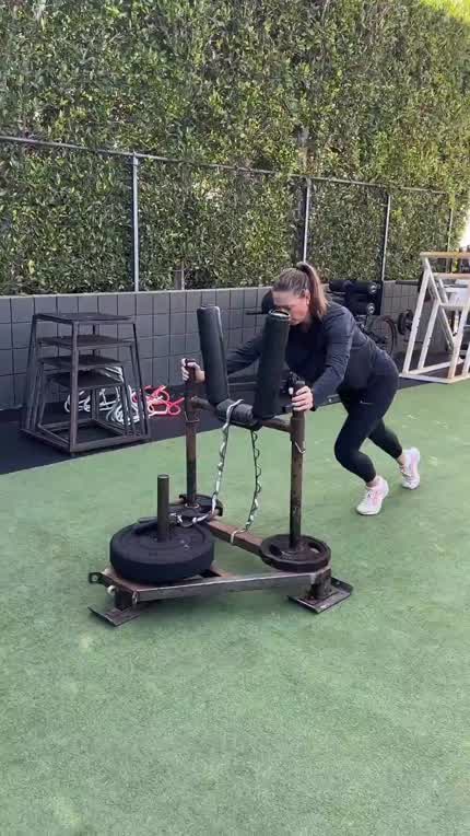 Maria Sharapova latest workout 