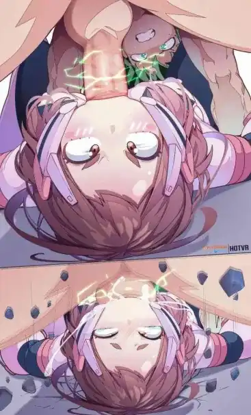 Ochaco getting ultra smashed [My hero Academia]