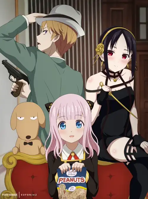 Kaguya-sama and Spy x Family crossover by @Eufoniuz1026