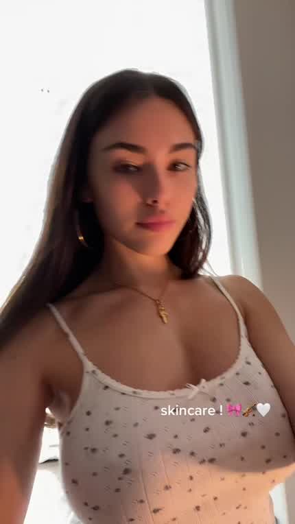 Madison's skincare routine