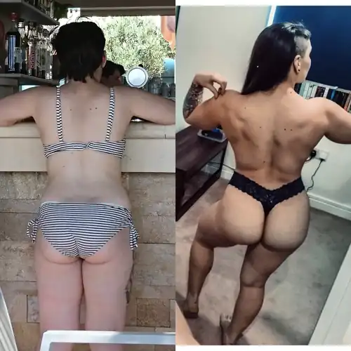 Roughly the same weight in these pics (55kg) but changed my body composition! Don’t be afraid to lift heavy weights 😊💪🏻