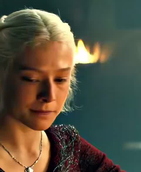 Rhaenyra’s look of realisation lmao