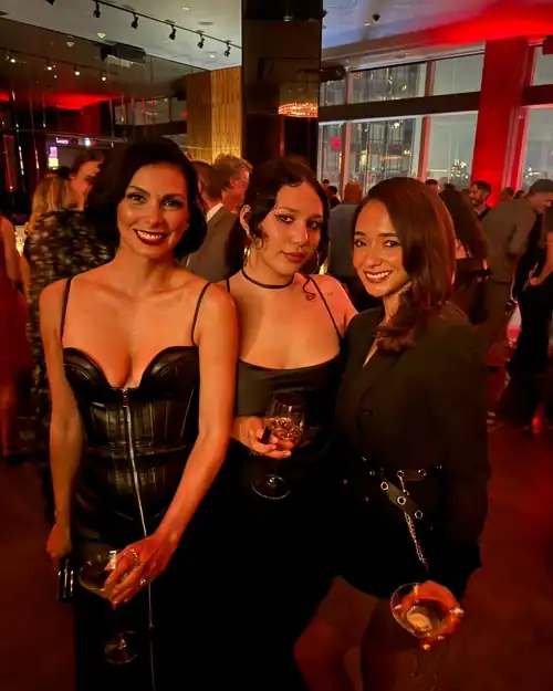 Out with friends after the "Deadpool & Wolverine" premiere