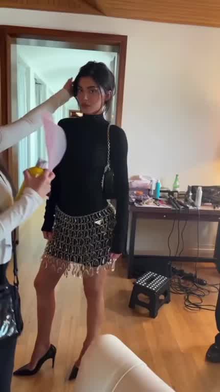 🤯🔥! Kylie today in Milan