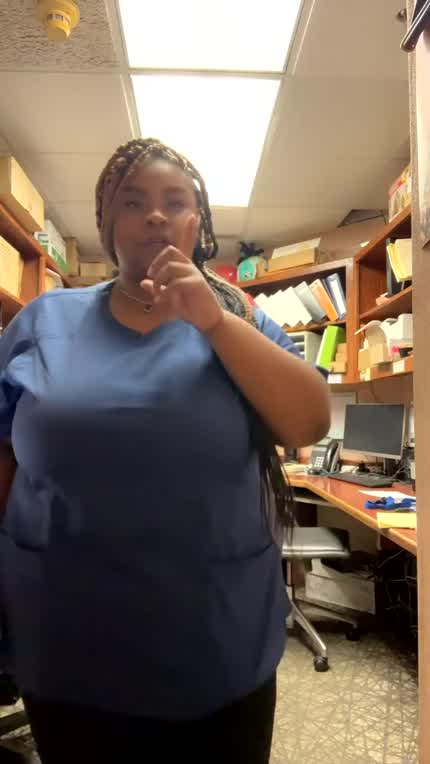 Hope my boss doesn’t watch the camera back in his office 😈