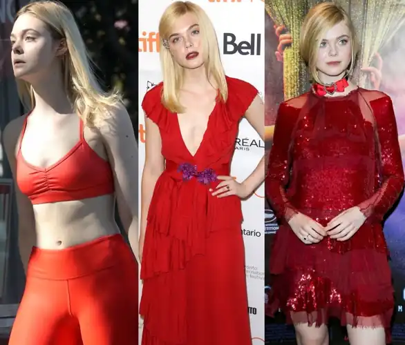 Elle in Red