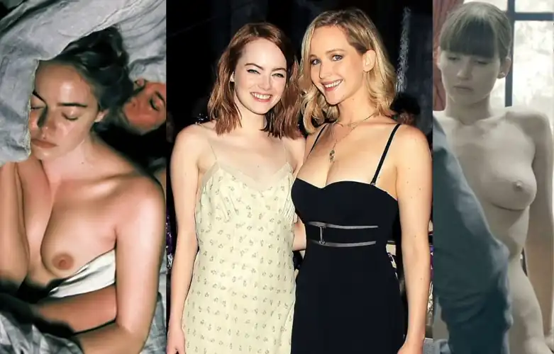 imagine a threesome with emma stone and jennifer lawrence