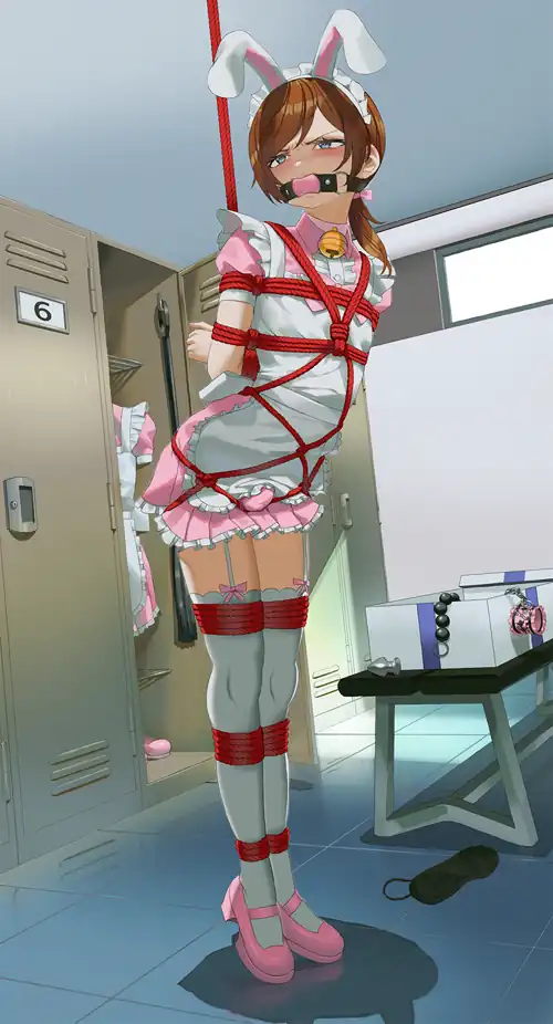 New boy complained about his new uniform. The boss had an idea to get him used to it