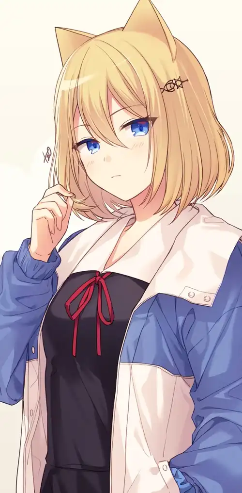 Short hair neko Hayasaka