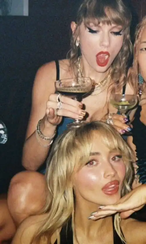 With Sabrina Carpenter