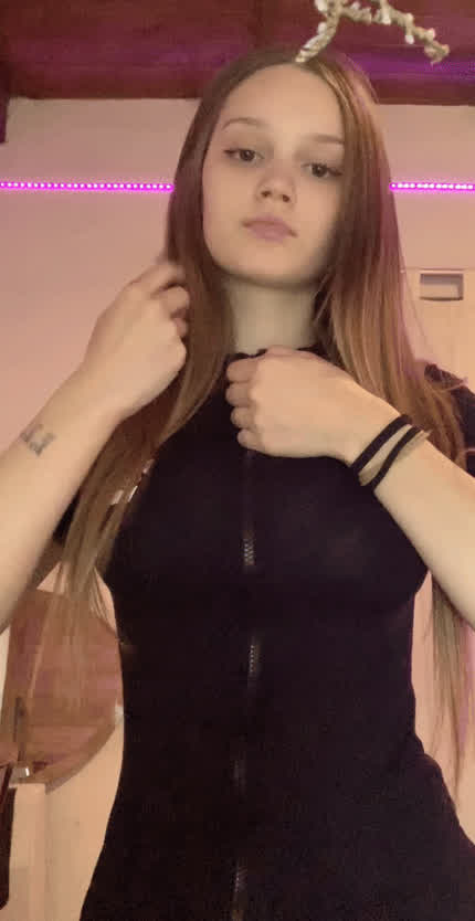 Just turned 18 and the guys were staring at me when they saw me in my tight dress in school...