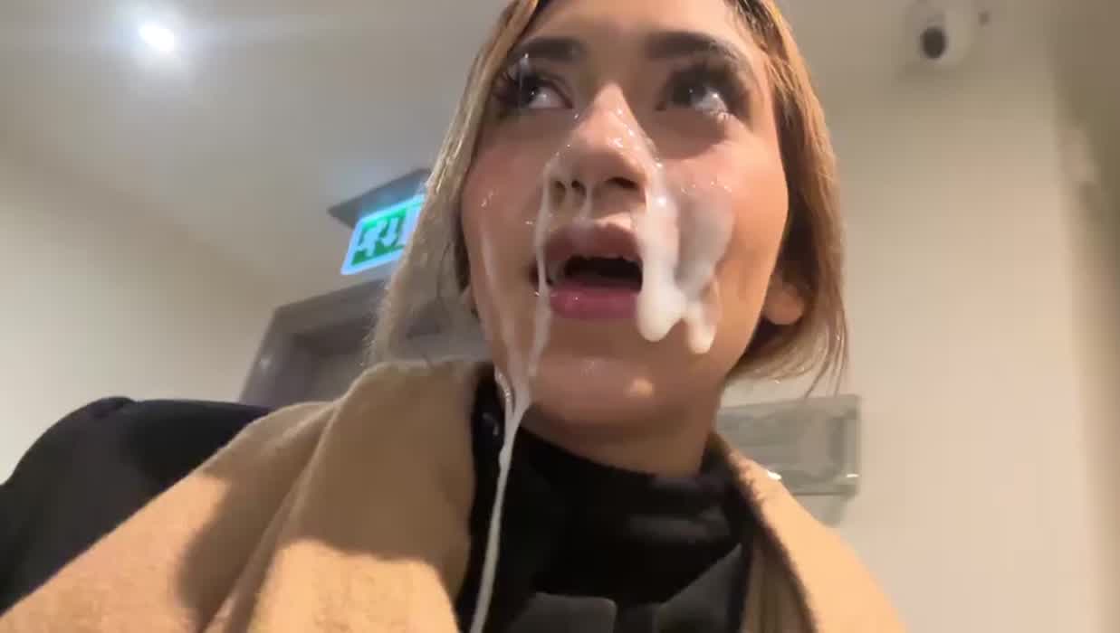 I'll only walk home in your cum if it's thick enough to create slipping hazards wherever I go