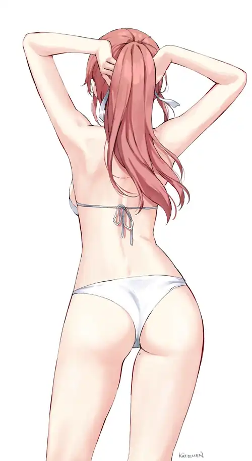 Liliya's back view