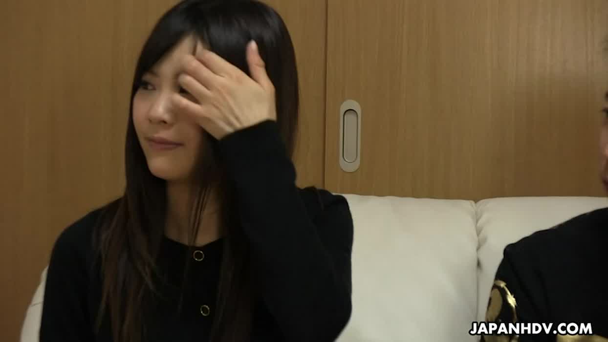 Mio Arisaka interview and cock sucking with adult male star