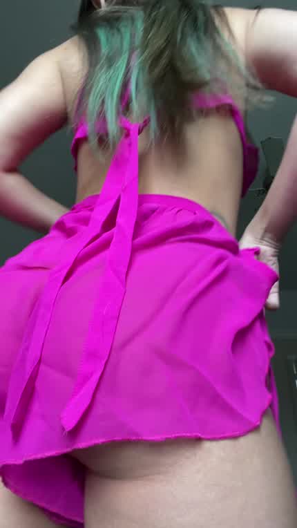 I feel so sexy in pink, but even sexier when I take it off