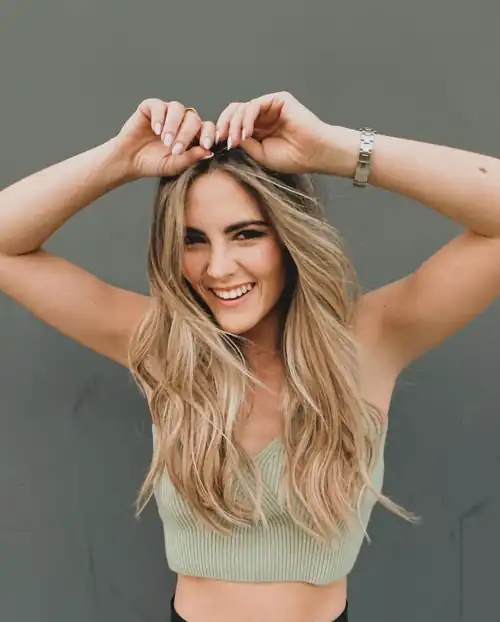 Blonde highlights