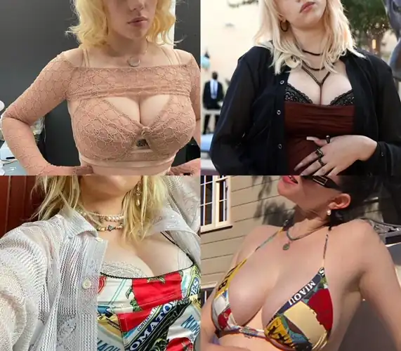 In your opinion, what was the best outfit that Billie has worn to show off her huge tits?