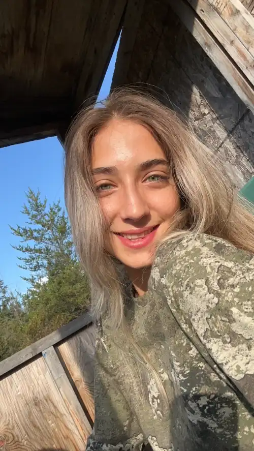 Smiling bc its hunting season