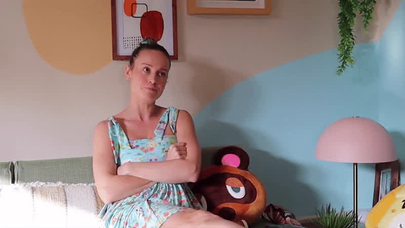 Brie Larson relaxing