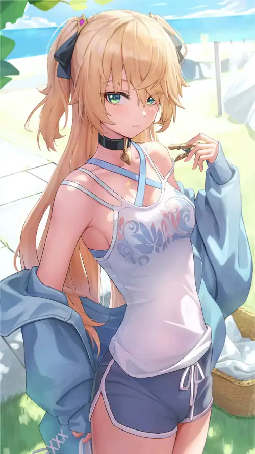 "Summer Outfit" Fischl [Genshin Impact] (2880x5120)