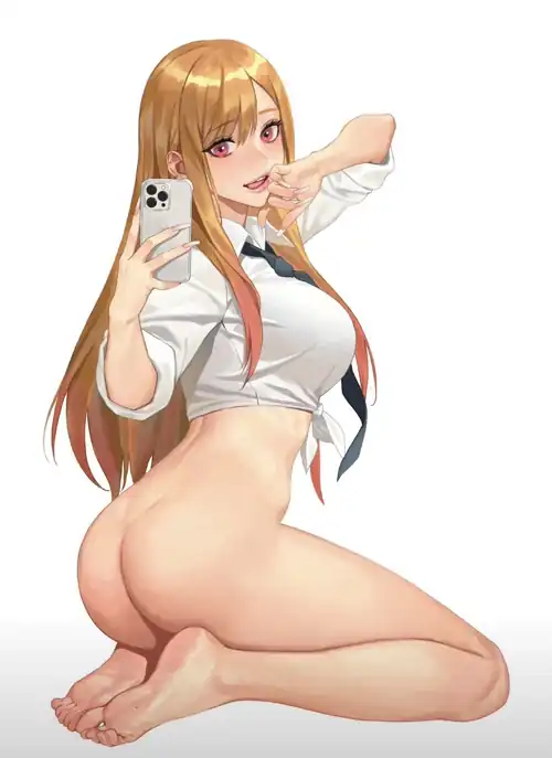 Marin showing off her booty