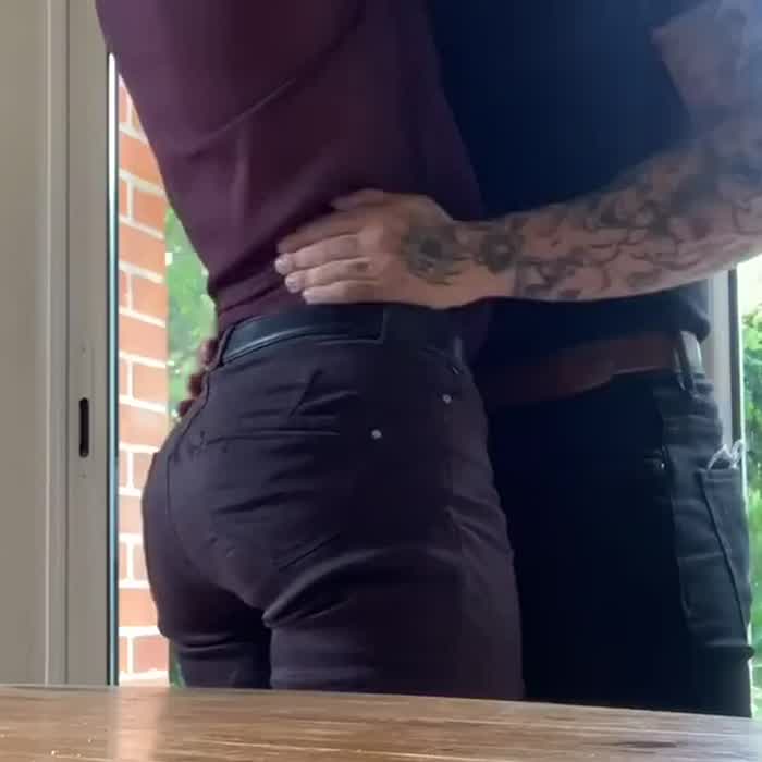 Passionate build-up to sex