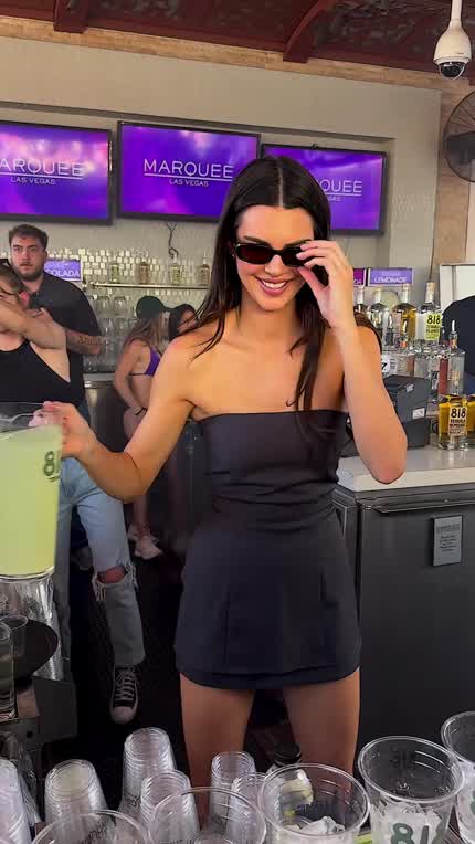 Kendall Serving Drinks with Kylie | 2024 