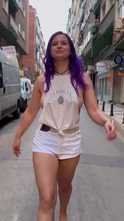 Out for dinner in this ridiculous top. I wont touch it & will just let what happens be…