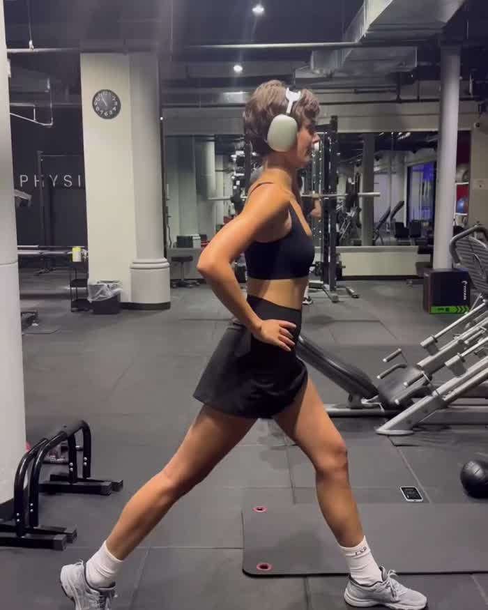 Taylor Working out