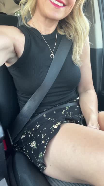Your mom’s best friend lets you know she’s not wearing any panties…sex in the car? Yay or nay?