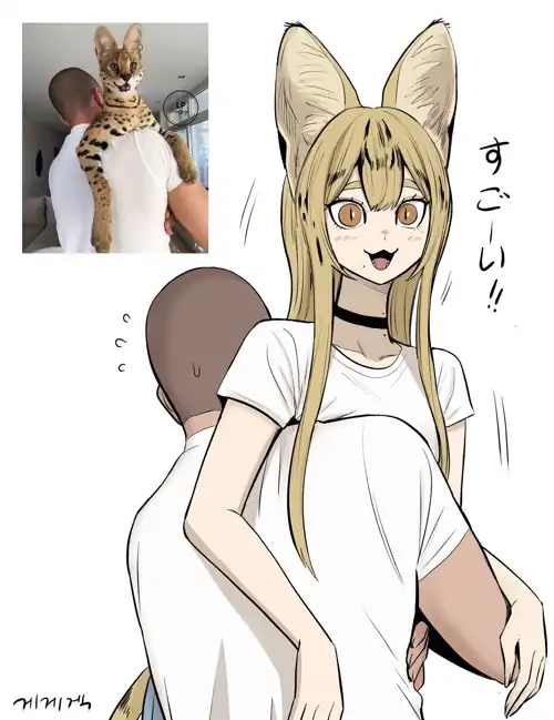 She may be a Serval but shes a house cat at heart.