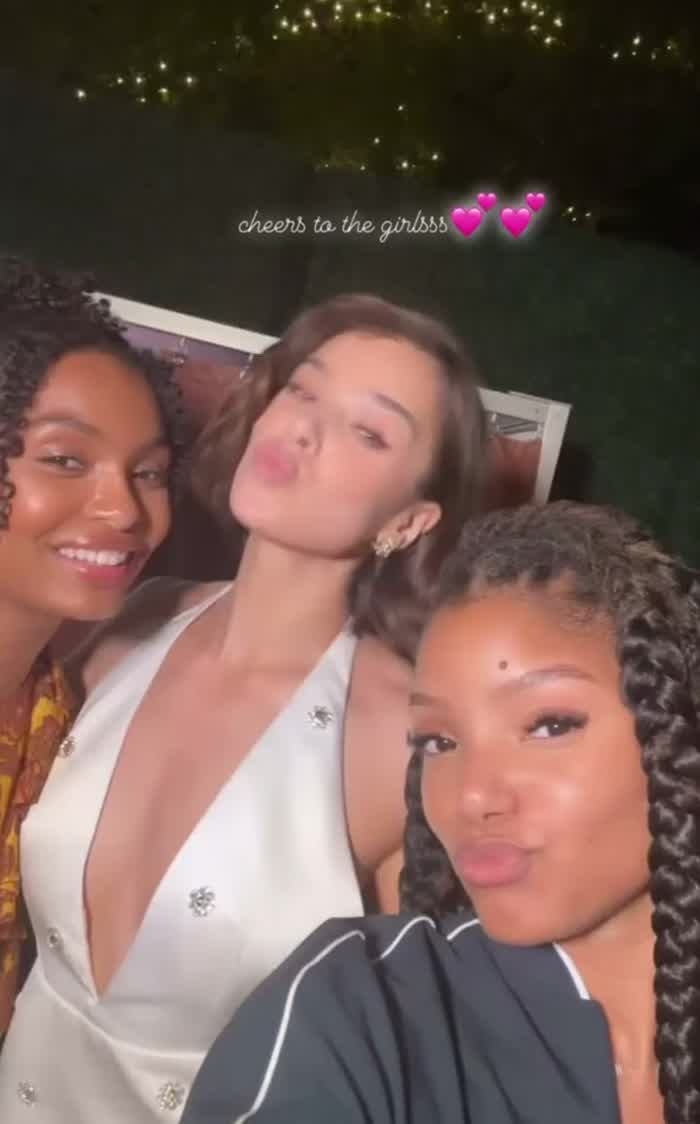 At the Beau Society event with Halle Bailey and Yara Shahidi | IG 8/10/24