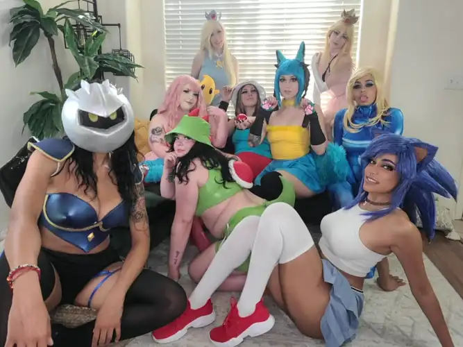 Super Smash Bros Group Cosplay by SheyTheGay & Dollhouse_VIP