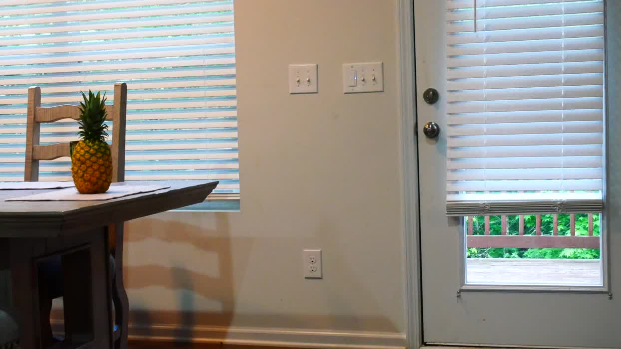 I tried to drop a subtle hint to the driver with the pineapple on the table…