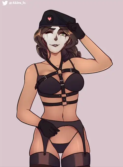 caveira in lingerie
