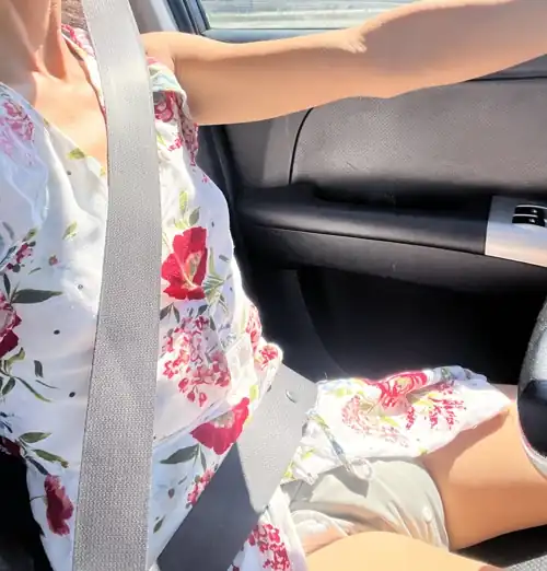 Can’t close my legs while I drive