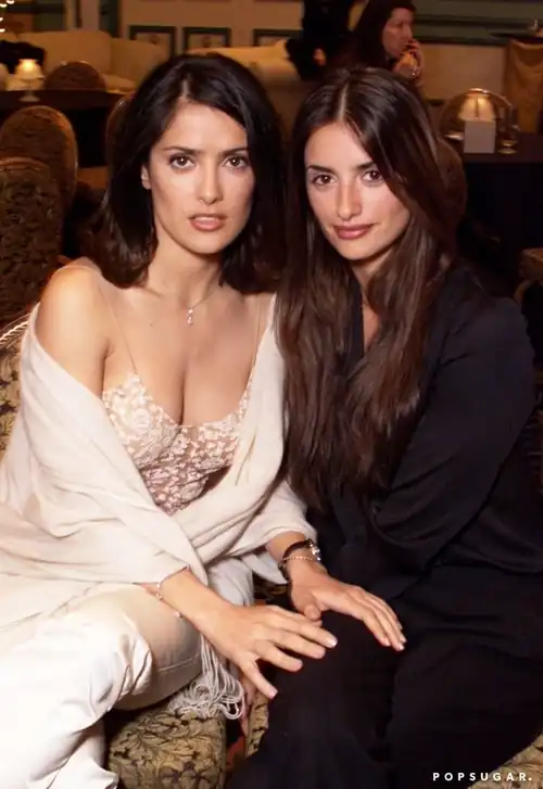 Salma Hayek and Penelope Cruz in 90s