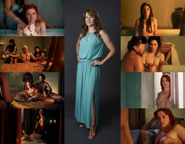 Incredible Lucy Lawless (42) in «Spartacus»
