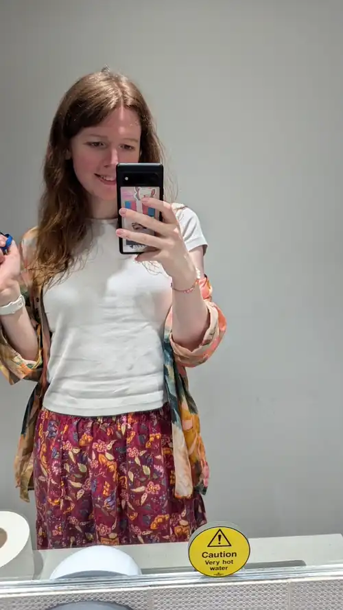 I can just wear a skirt at work now! ^-^