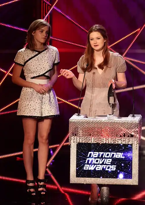 With Emma Watson