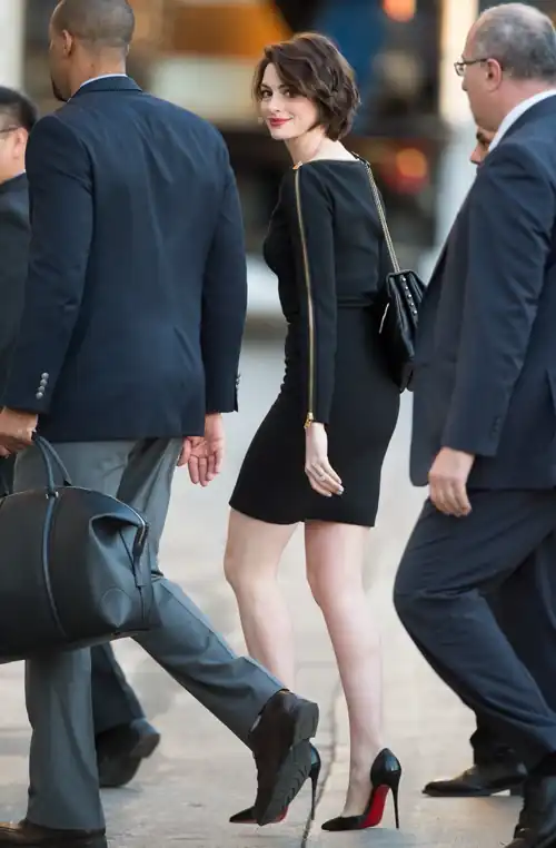 On Her Way to “Jimmy Kimmel Live” | Los Angeles | January 5, 2015