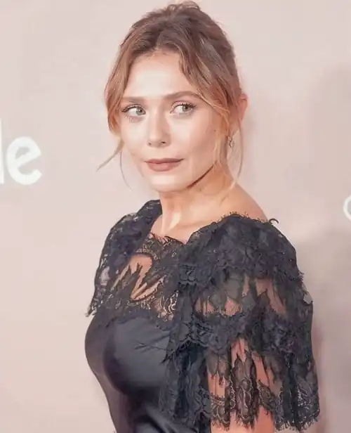 Love to worship Goddess Elizabeth olsen she made me turn bi to please other guys for her.  She made me wear stockings & panties. More sucking cocks for her. 