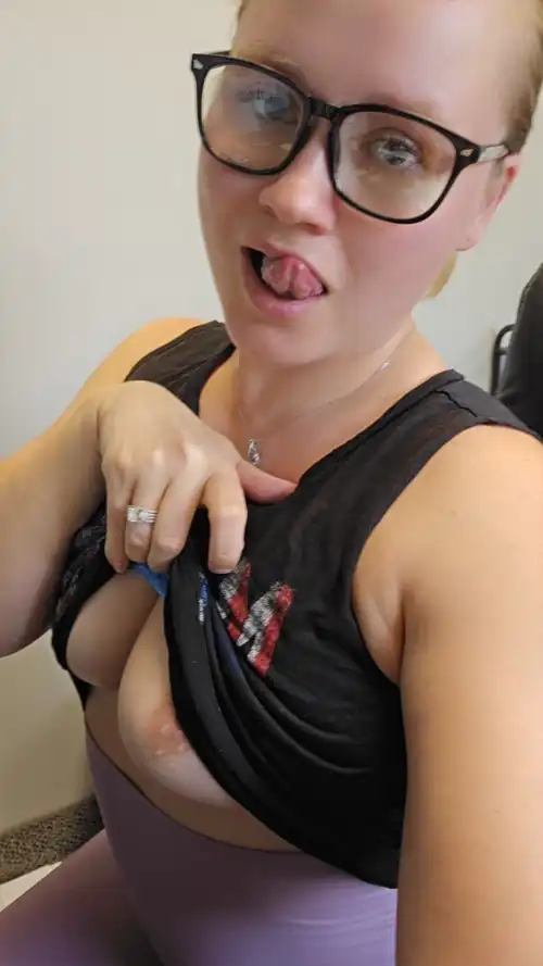 You know my favorite place to be naughty, is at the office 