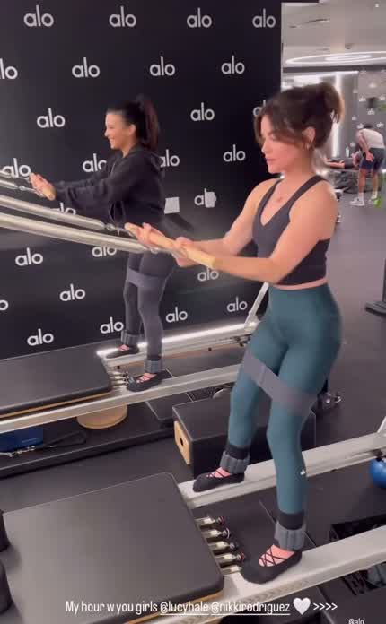 Lucy working out | IG March 2024