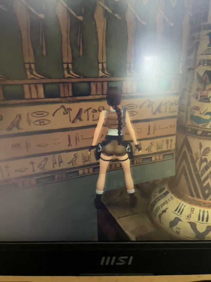 Lara getting the jitters