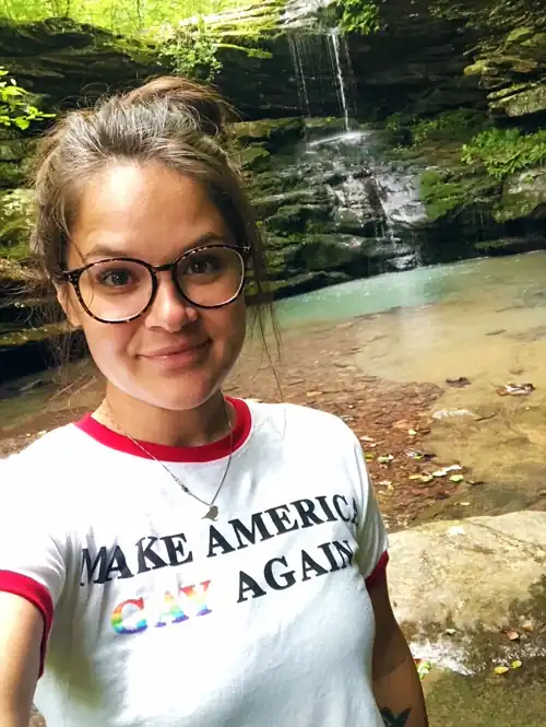 Just another lesbian chasing waterfalls.