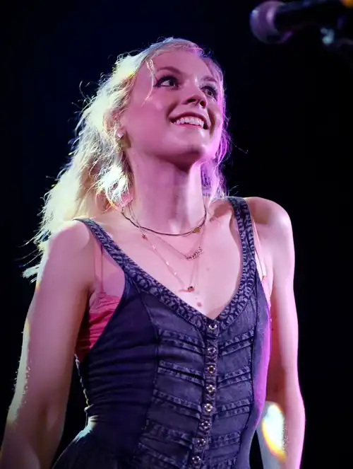 Emily looking stunning on stage