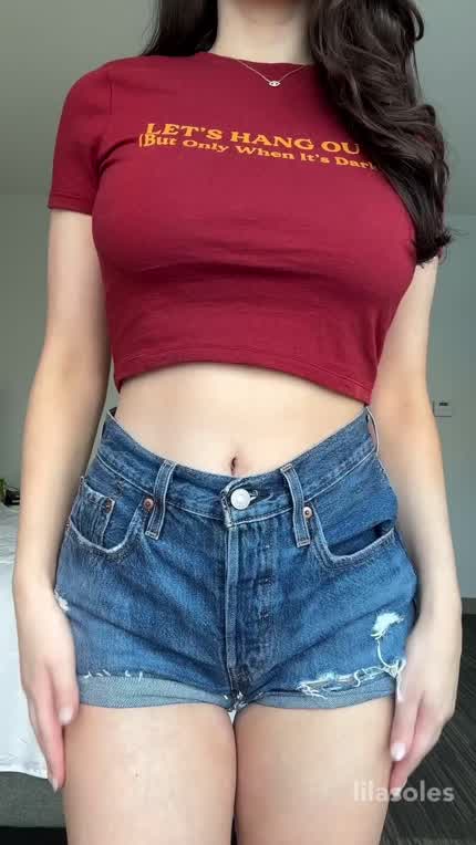 I have a lot hiding under this little crop top